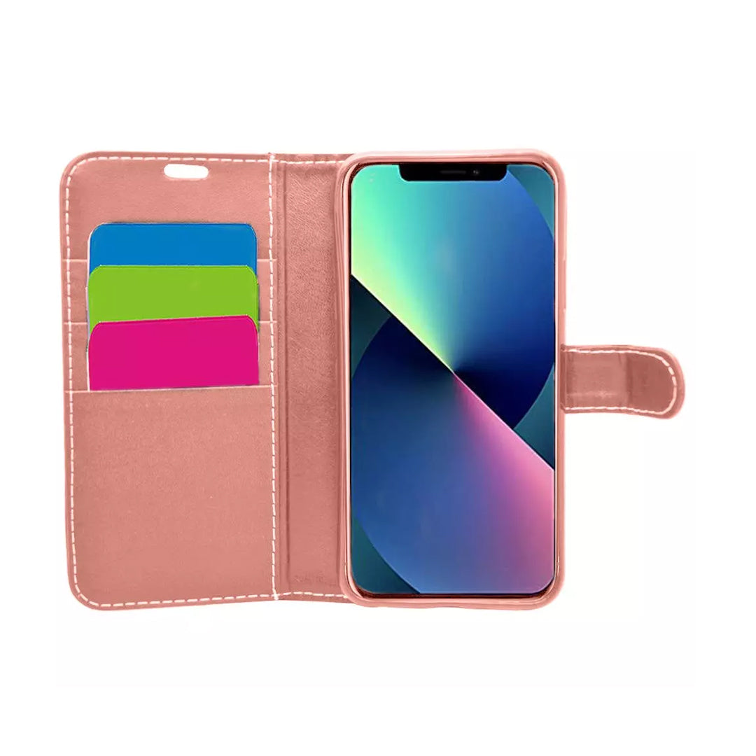 WALLET FOR IPHONE 14 - ROSE GOLD