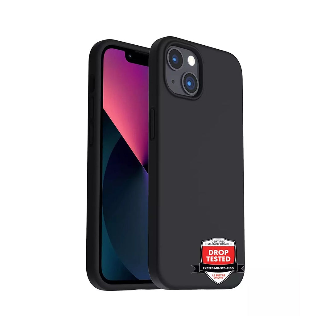 SILICONE FOR IPHONE 14 PLUS - BLACK