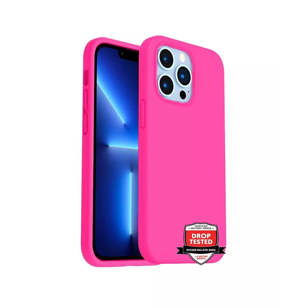 SILICONE FOR IPHONE 14 PRO MAX - PINK