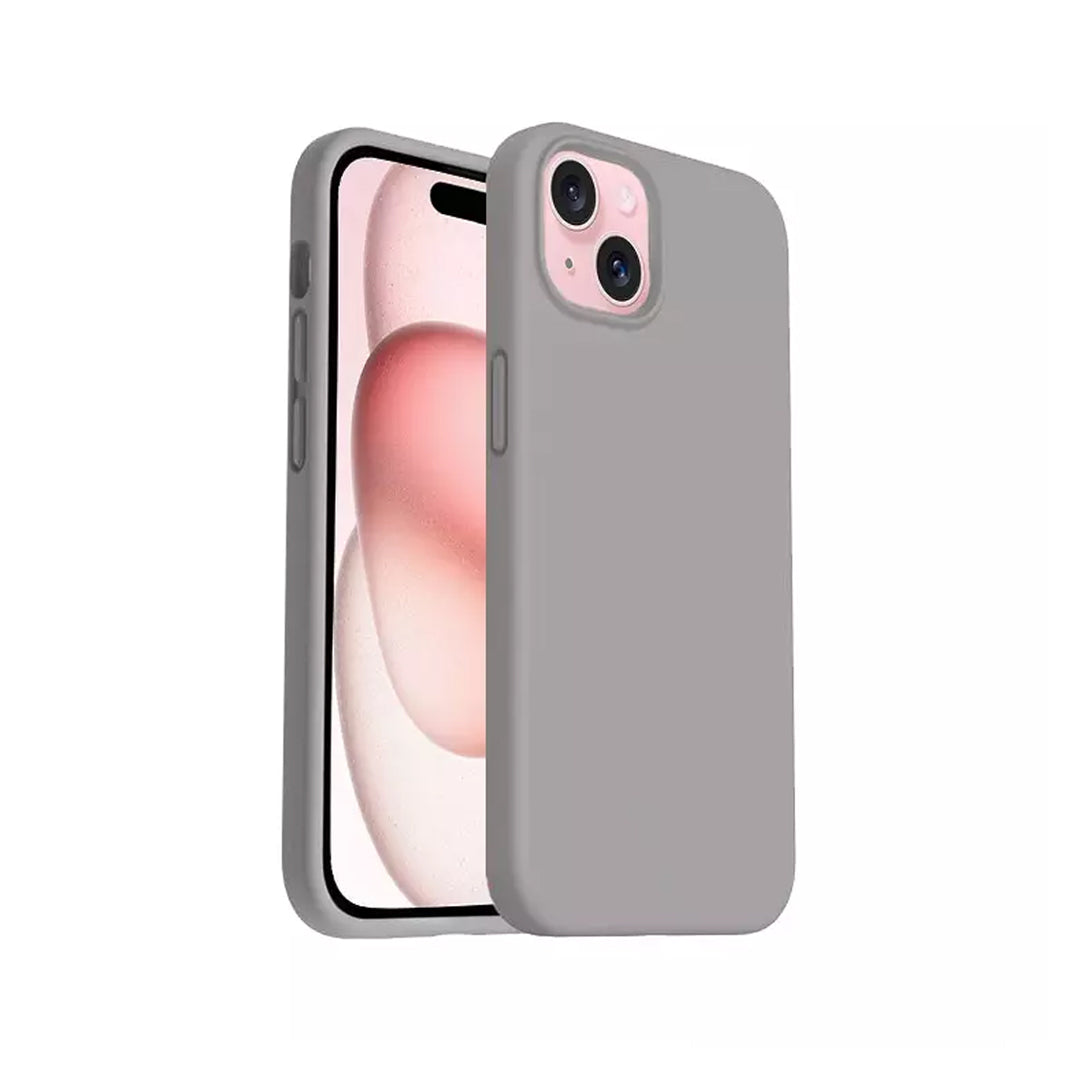 SILICONE FOR IPHONE 15 PLUS - STORM GREY