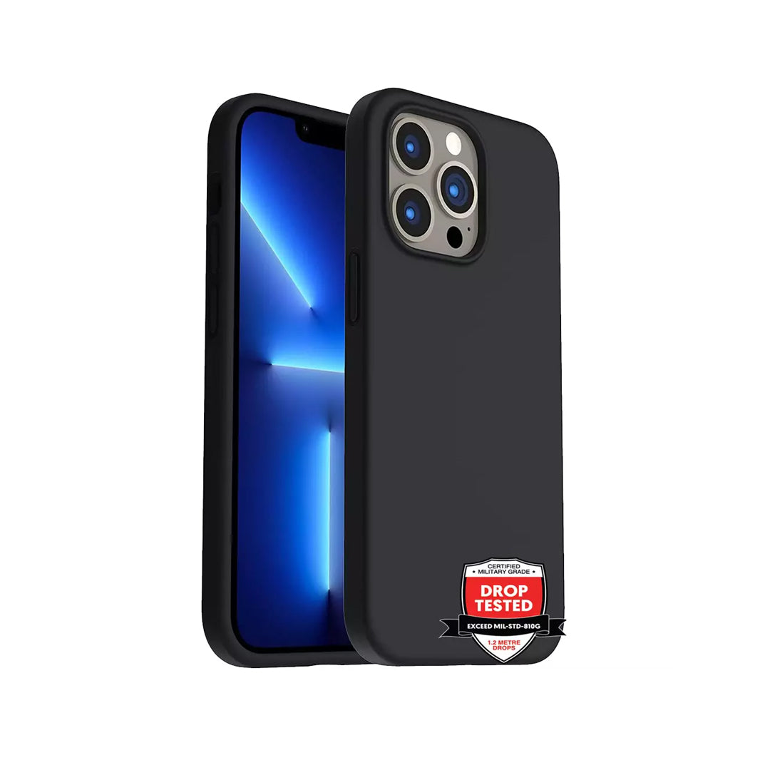 SILICONE FOR IPHONE 14 PRO - BLACK