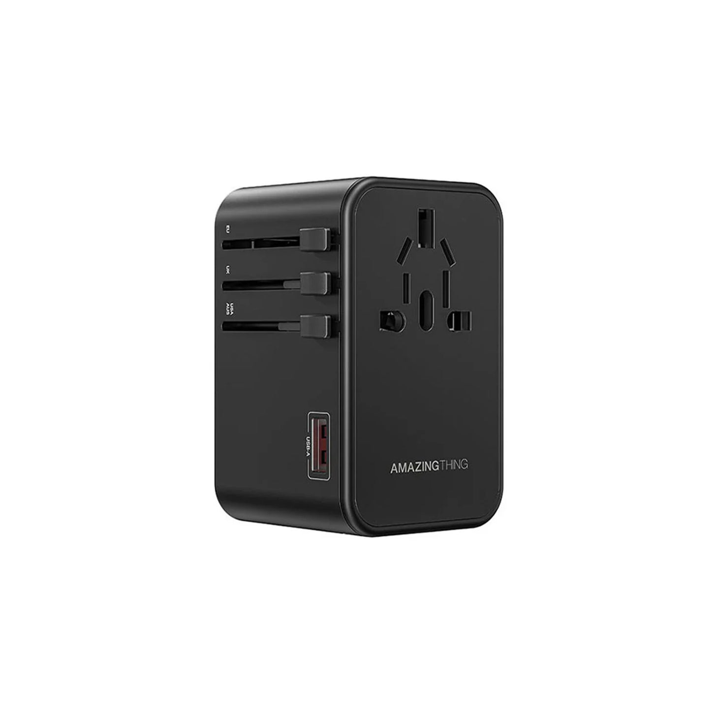 AMAZINGTHING - EXPLORER PRO - 35W GLOBAL TRAVEL ADAPTER - BLACK