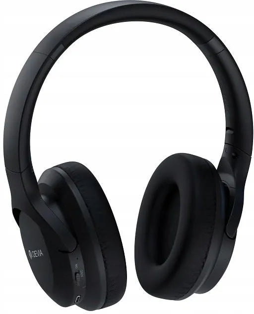 DEVIA - EARBASS PRO - ANC FOLDABLE ON-EAR WIRELESS HEADPHONES - BLACK