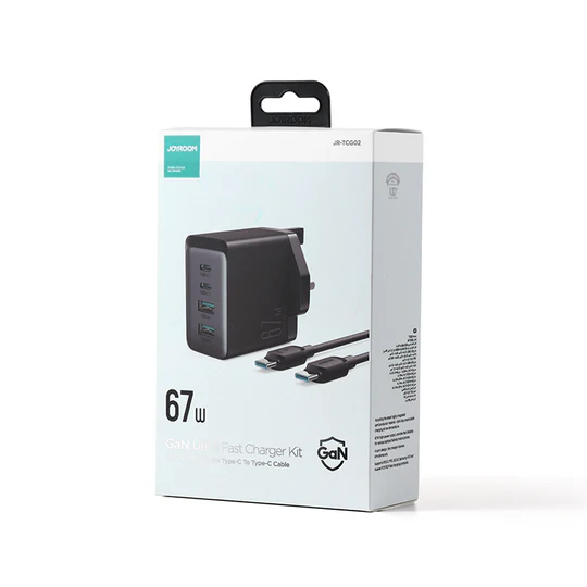 JOYROOM 67W GAN ULTRA FAST CHARGER KIT (JR-TCG02)