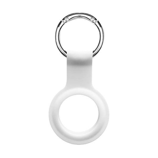 Devia - AirTag Silicone Keyring - White
