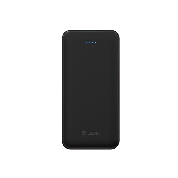 DEVIA - 20,000MAH KINTONE DUAL PORT LED INDICATOR POWERBANK - BLACK