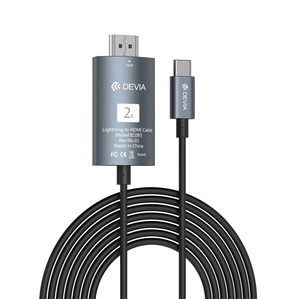 DEVIA 2M 1080P HDMI TO TYPE C CABLE