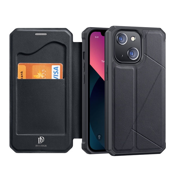 DUX DUCIS - SKIN X WALLET FOR IPHONE 13 MINI - BLACK