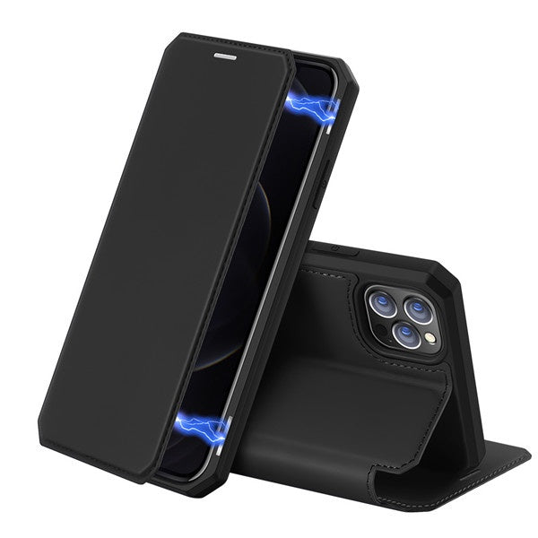 Dux Ducis - Skin X Wallet for iPhone 12 Pro Max - Black