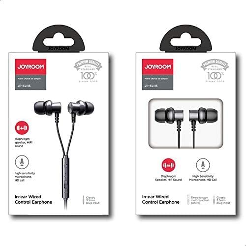 JOYROOM - JR-EL115 WIRED AUX IN-EAR EARPHONES (GREY)