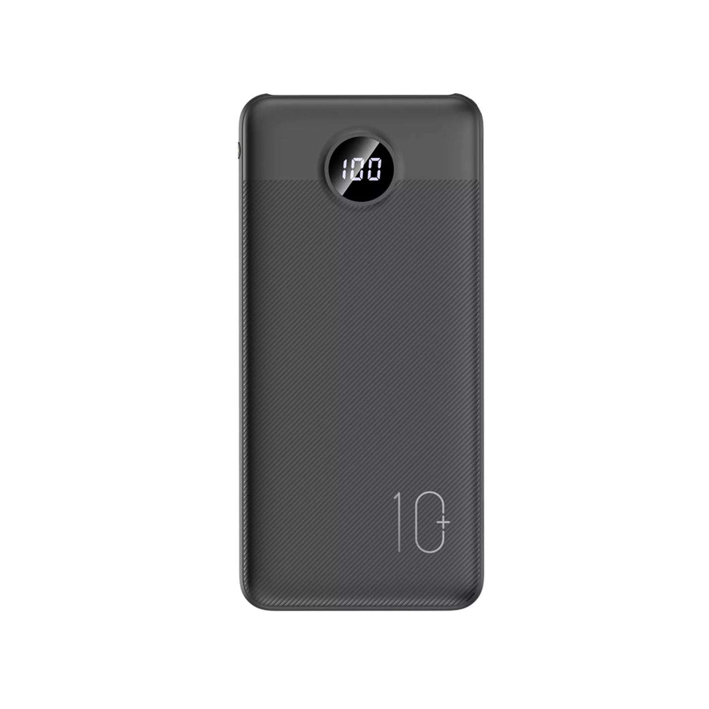VEGER - L10S - 10,000MAH 20W POWER DELIVERY DUAL PORT DIGITAL DISPLAY POWERBANK - BLACK
