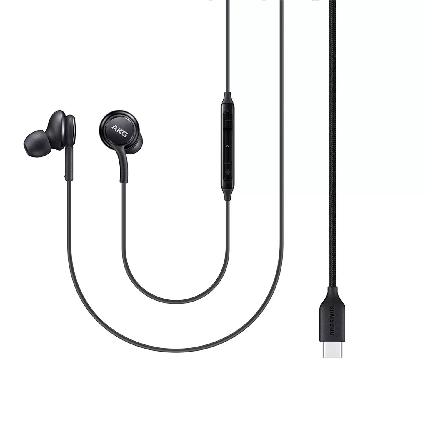 SAMSUNG - TYPE C AKG WIRED EARPHONES - BLACK