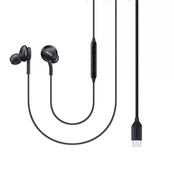SAMSUNG - TYPE C AKG WIRED EARPHONES - BLACK
