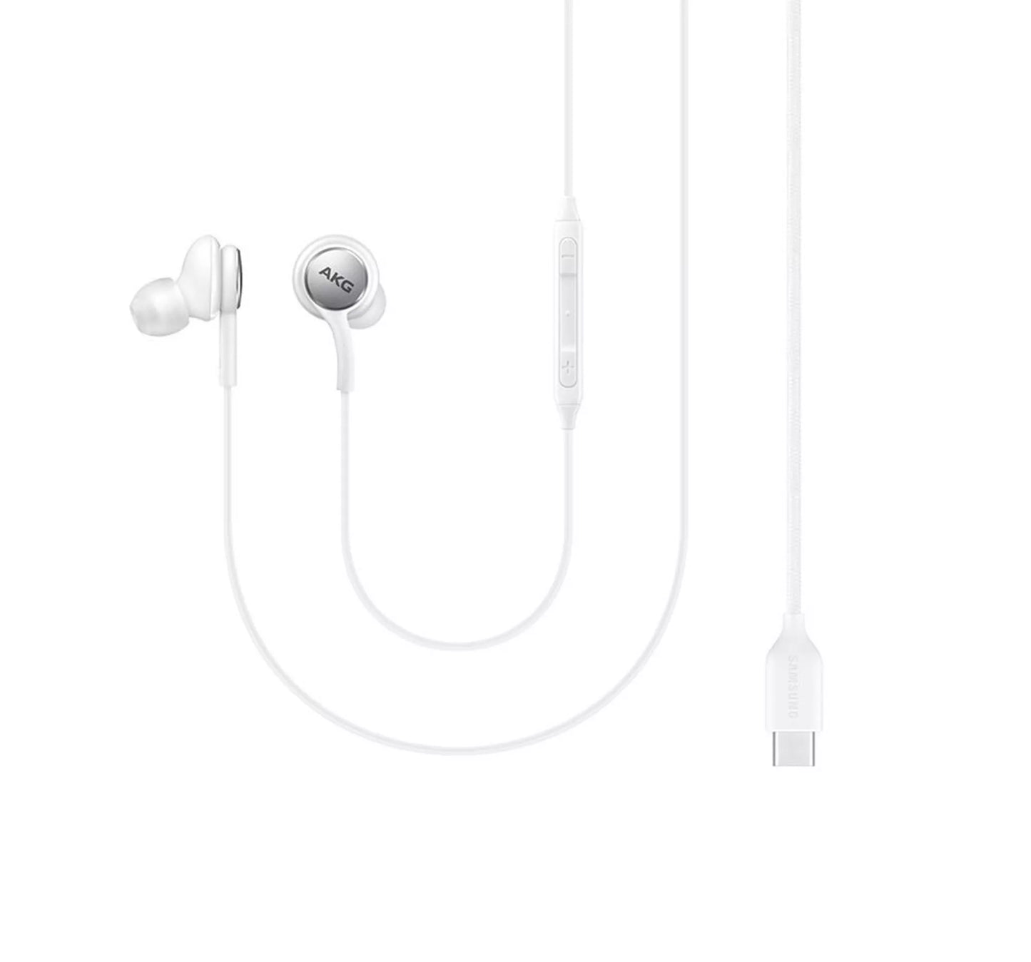 SAMSUNG - TYPE C AKG WIRED EARPHONES - WHITE