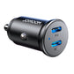 JOYROOM 30W PD MINI METAL FAST CAR CHARGER 2 X USB TYPE-C