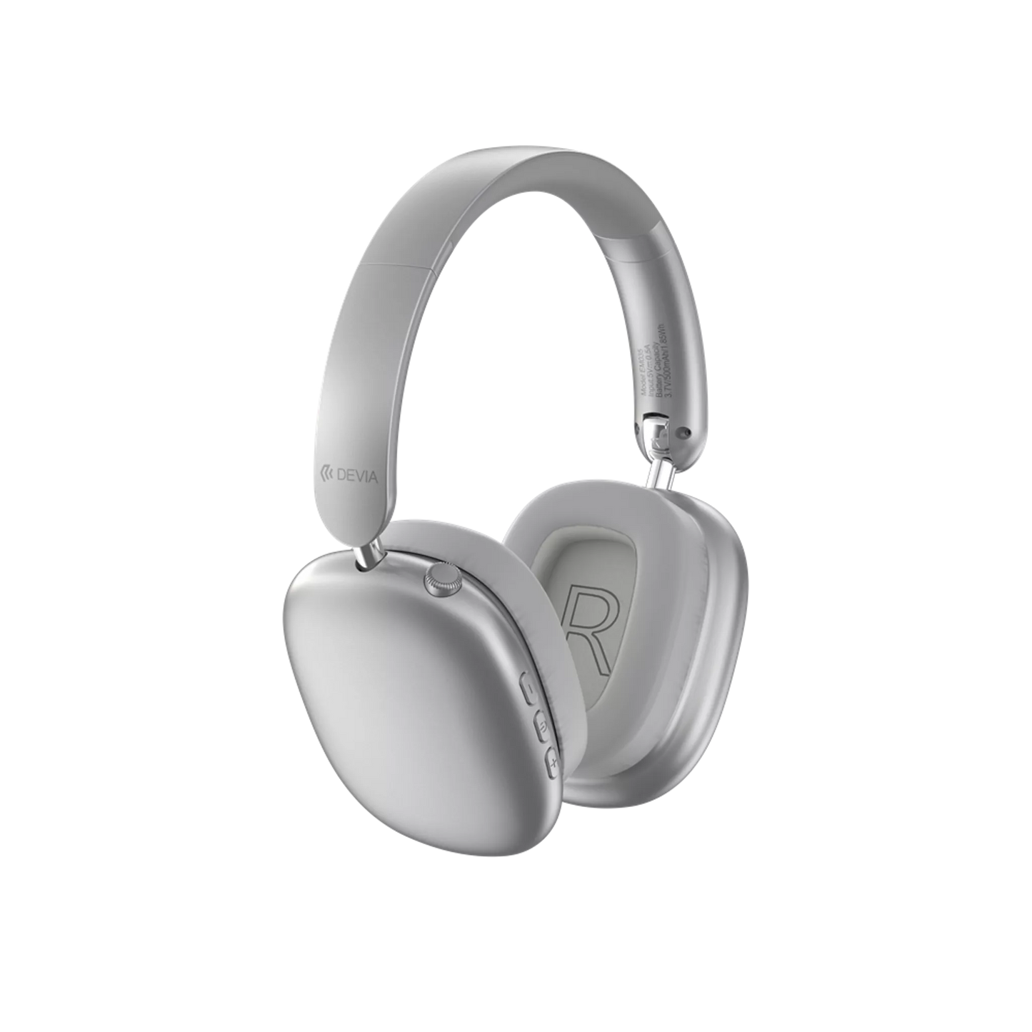 DEVIA - EARBASS PRO2 - ANC ON-EAR WIRELESS HEADPHONES - SILVER