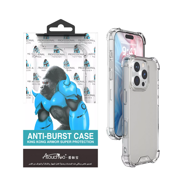 KING KONG - ANTI BURST FOR IPHONE 16 PRO - CLEAR