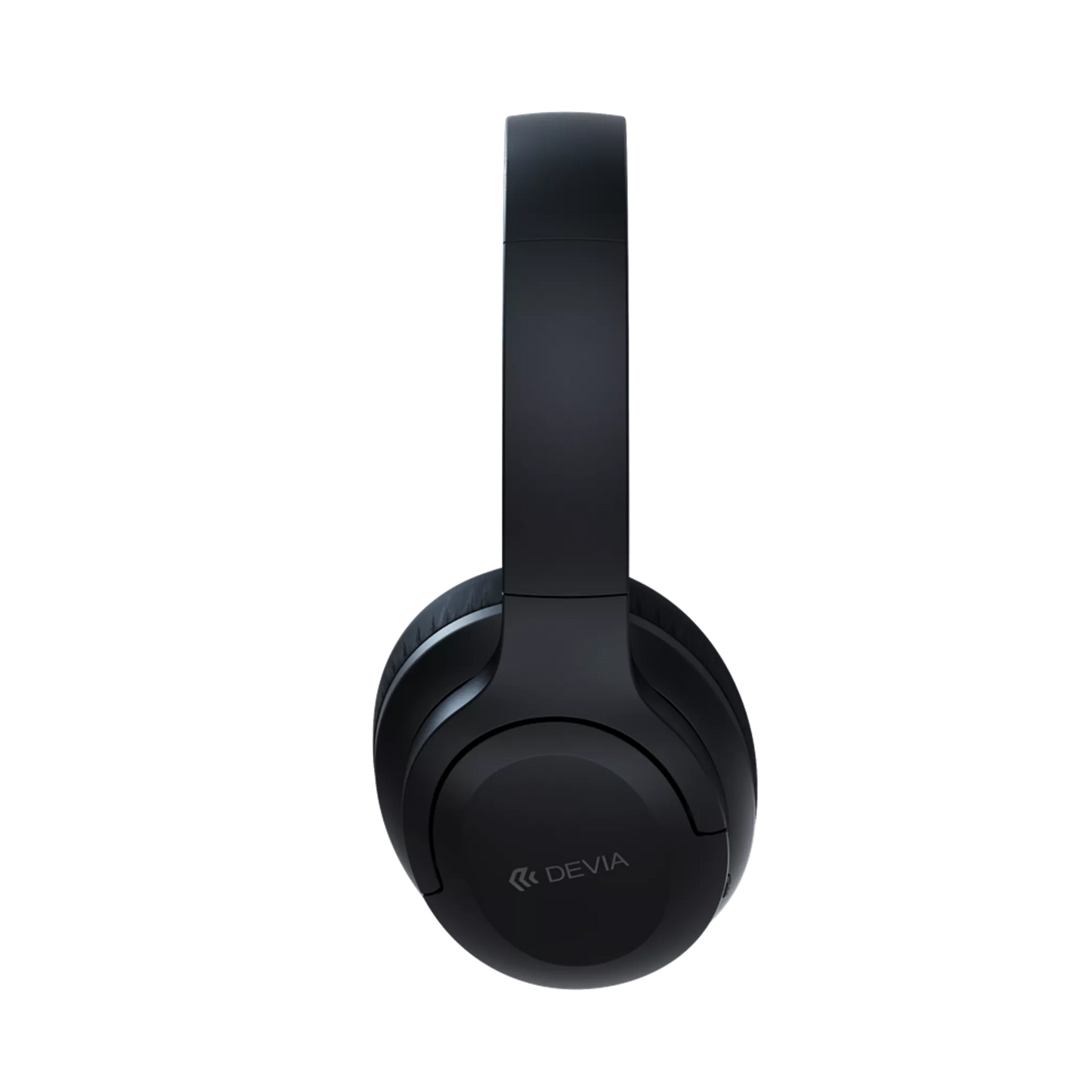 DEVIA - EARBASS PRO - ANC FOLDABLE ON-EAR WIRELESS HEADPHONES - BLACK