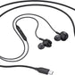 SAMSUNG - TYPE C AKG WIRED EARPHONES - BLACK