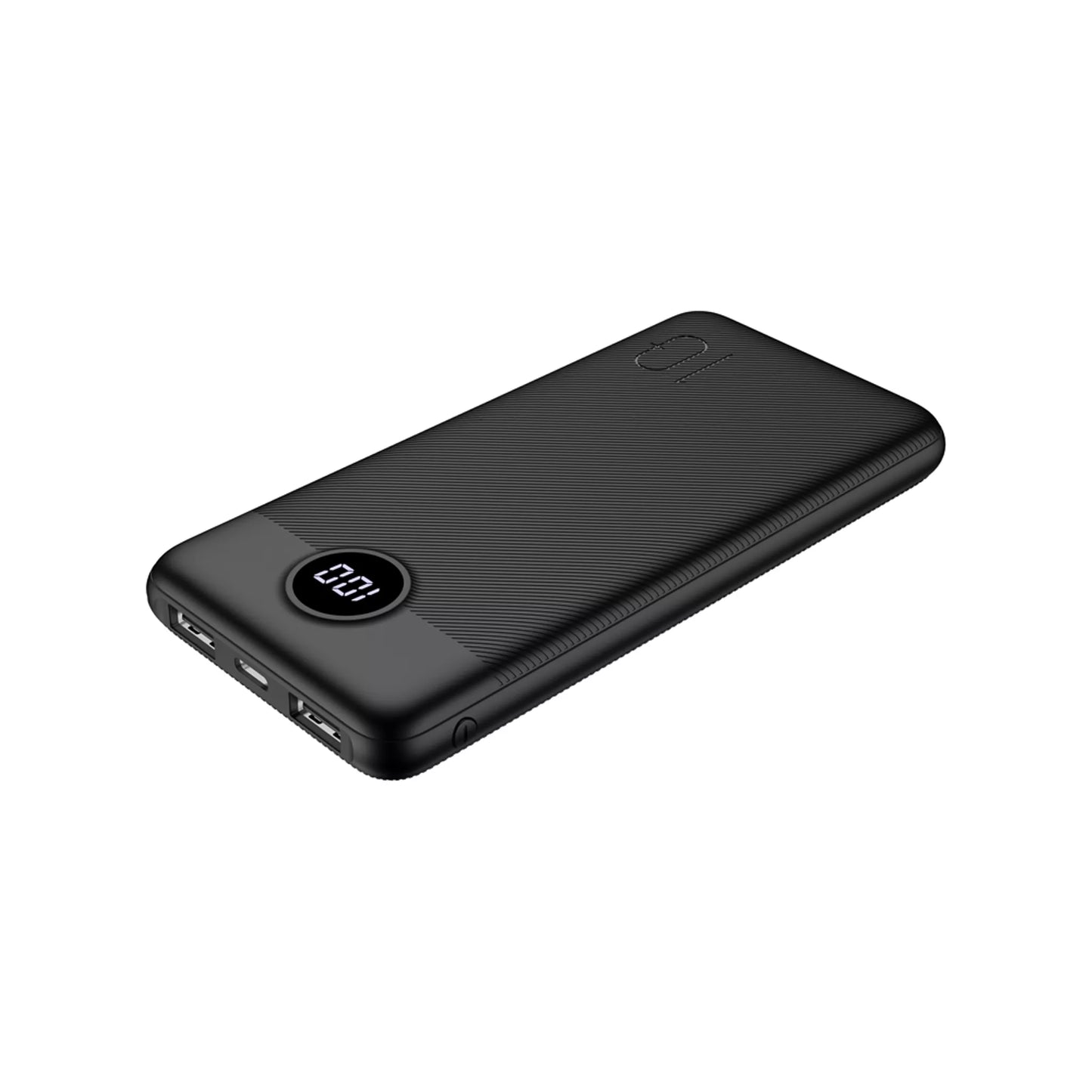 VEGER - L10S - 10,000MAH 20W POWER DELIVERY DUAL PORT DIGITAL DISPLAY POWERBANK - BLACK