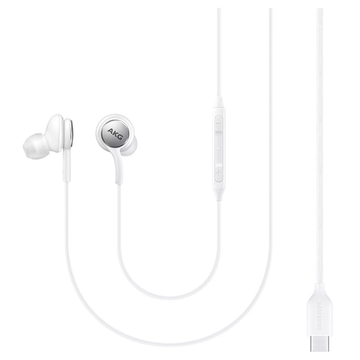 SAMSUNG - TYPE C AKG WIRED EARPHONES - WHITE
