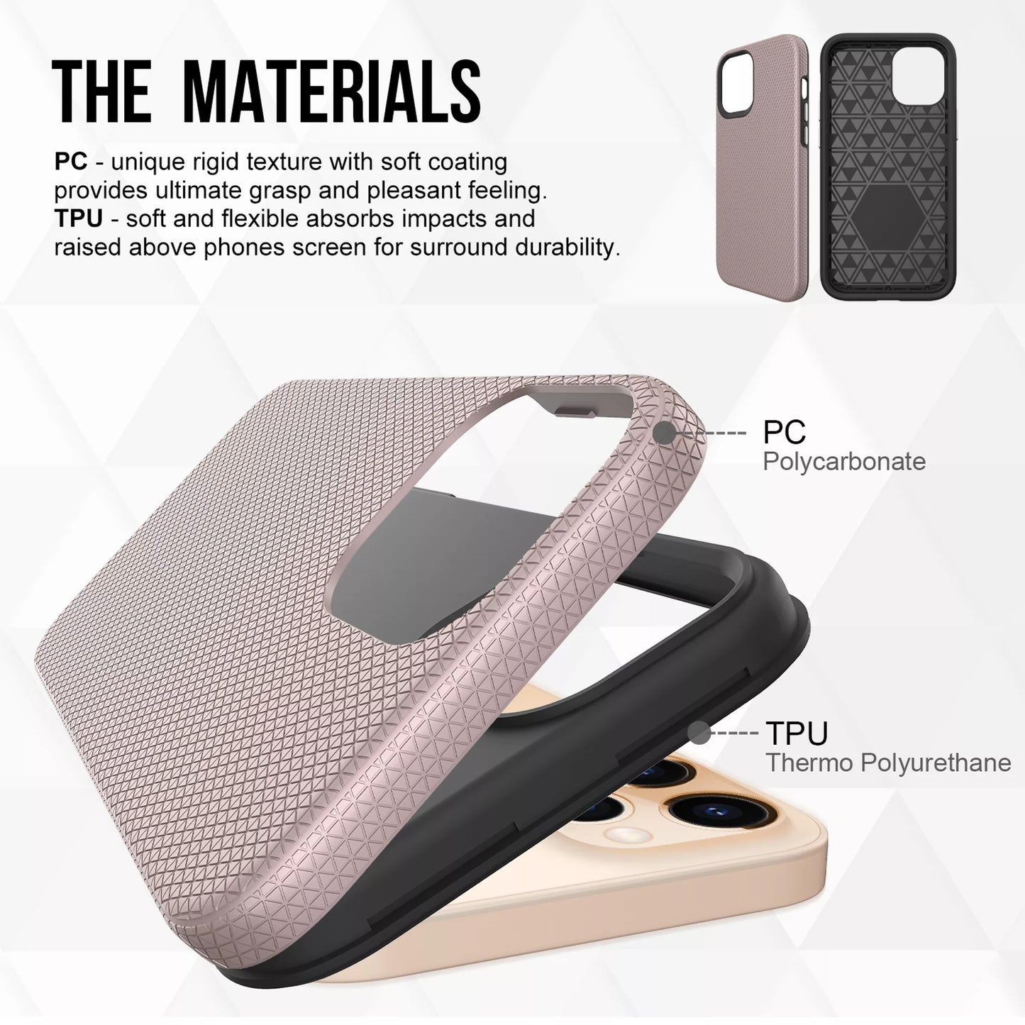 PROGRIP FOR IPHONE 12 PRO MAX - ROSE GOLD