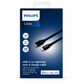 PHILIPS - 1.2M USB-C TO MFI LIGHTNING CABLE - BLACK -