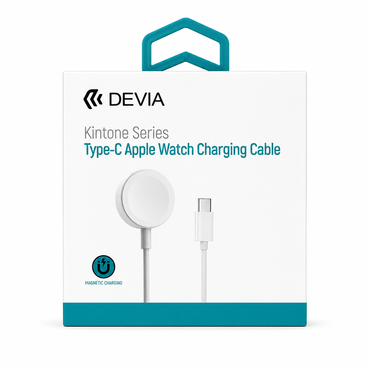 DEVIA - 1M (1A) USB-C TO MAGNETIC CABLE FOR APPLE WATCH - WHITE