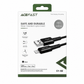 ACEFAST - 1.2M (2.4A) USB TO MFI LIGHTNING BRAIDED CABLE - BLACK