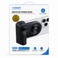 VEGER - SNAPCAM - 5,000MAH 5W BLUETOOTH SELFIE CONTROLLER, KICKSTAND & MAGSAFE POWERBANK - BLACK