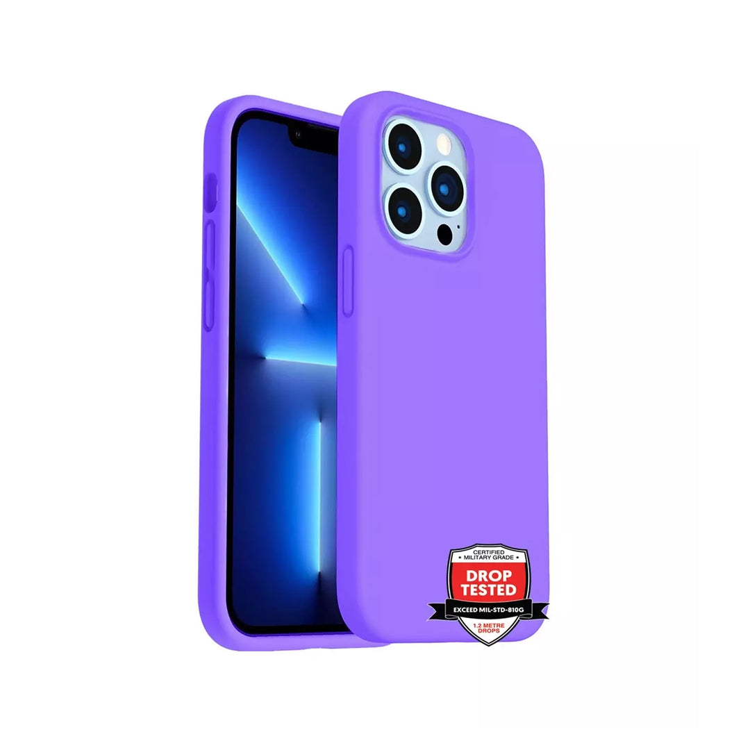 SILICONE FOR IPHONE 14 PRO - PURPLE