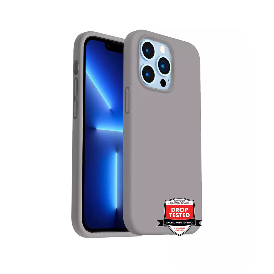 SILICONE FOR IPHONE 15 PRO MAX - STORM GREY