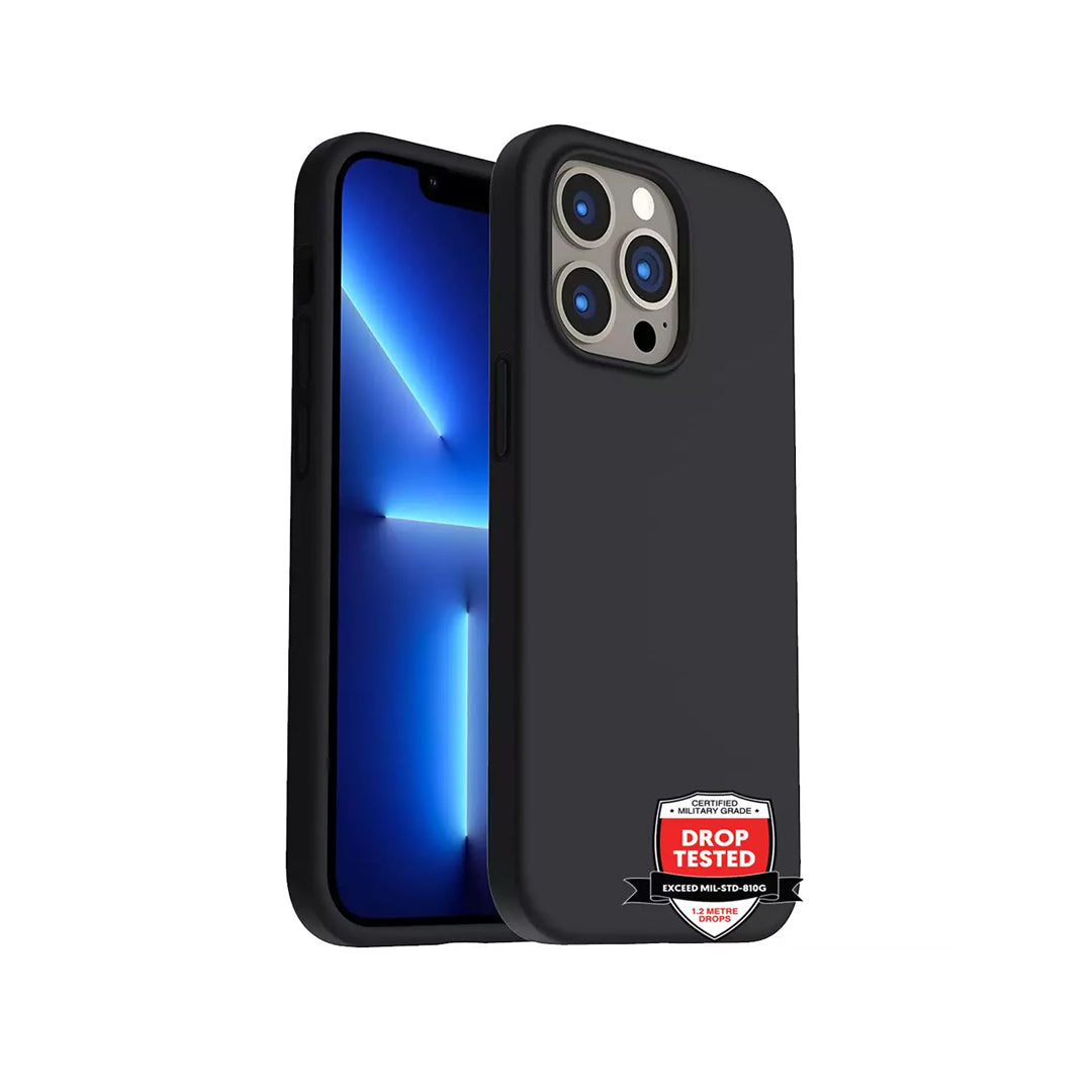 SILICONE FOR IPHONE 15 PRO - BLACK