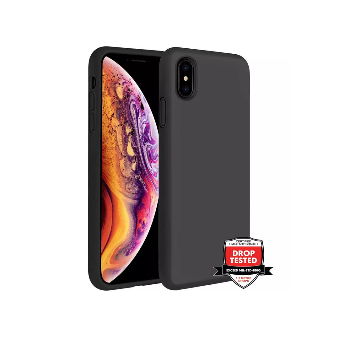 SILICONE FOR IPHONE XS/X - BLACK