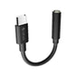 DEVIA - USB-C TO 3.5MM HEADPHONE ADAPTER - BLACK
