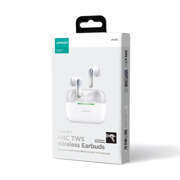 JOYROOM JBUDS TRUE WIRELESS ANC EARBUDS WHITE