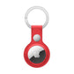 Devia - AirTag PU Leather Keyring - Red