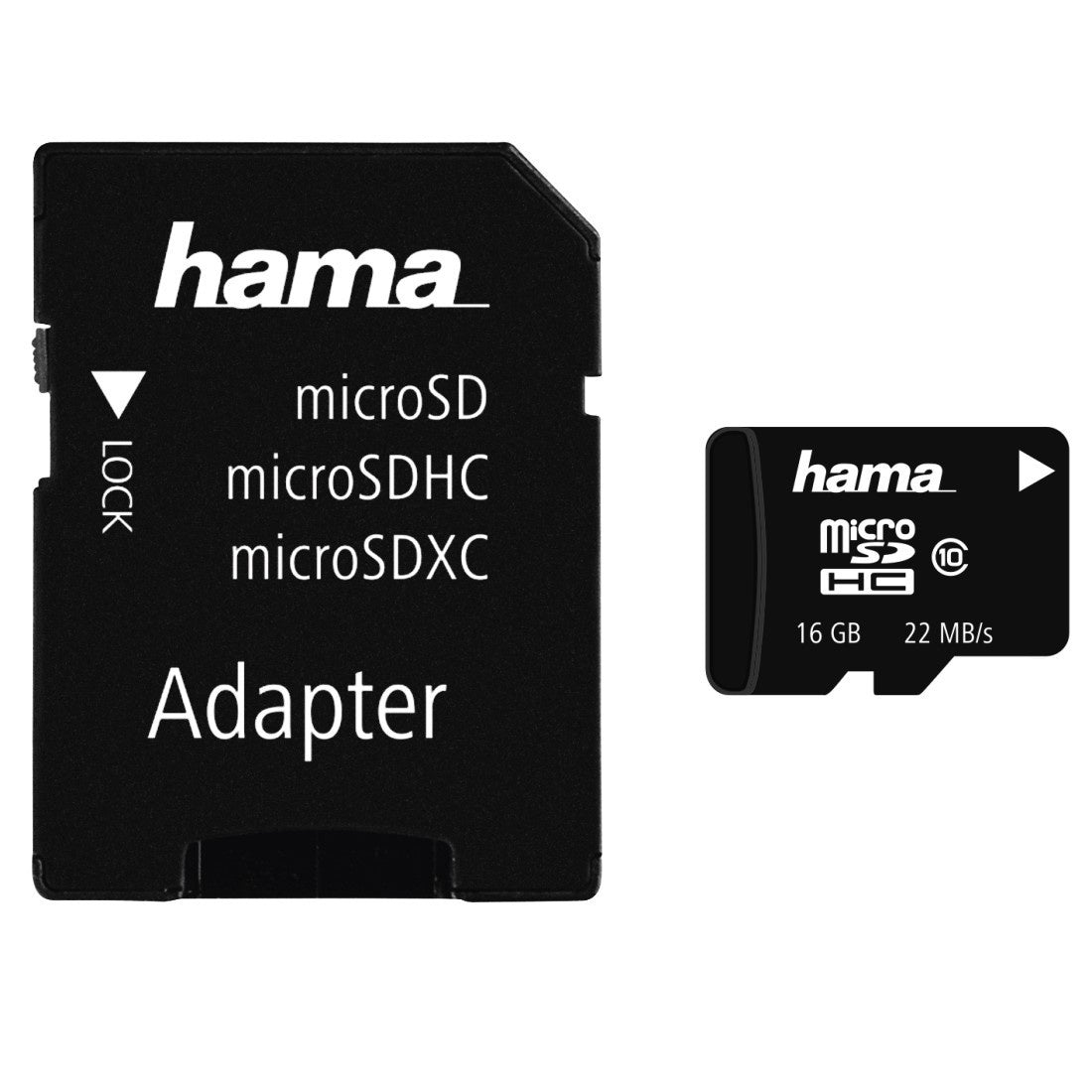 HAMA FLASH MEMORY CARD - 16 GB MICROSDHC - CLASS 10